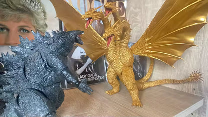 King Ghidorah Godzilla: King of the Monsters Movie Action Figure Model PVC 11.5" [No Box]