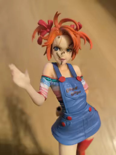 Female Chucky Collectible Scary Parody Horror Figure Model Statue PVC 7" [No Box]