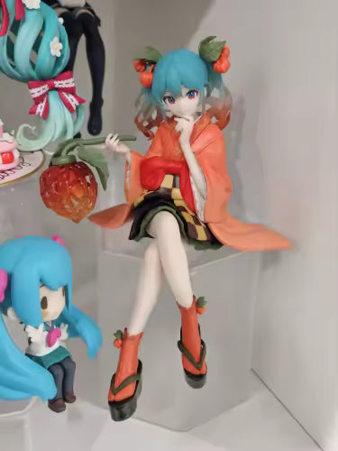 Hatsune Miku Flower Fairy Project DIVA Vocaloid Desktop Anime Figure PVC 4.5" [Boxed]