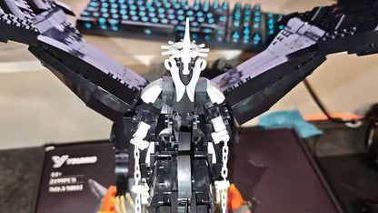 The Witch-King of Angmar The Lord of the Rings Movie Interlocking Building Blocks 2199 pc set PVC 24.5"[Boxed]