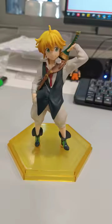 Meliodas Sin of Wrath The Seven Deadly Sins Anime Collectible Figure PVC 6" [Boxed]