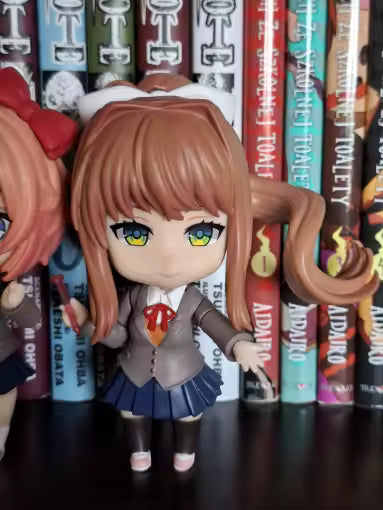 Doki Doki Literature Club!: Monika Adjustable Chibi Ver. Non-Scale Figure