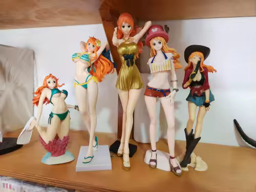 Nami Swimsuit One Piece Anime Figure Model Statue PVC 8" [No Box]