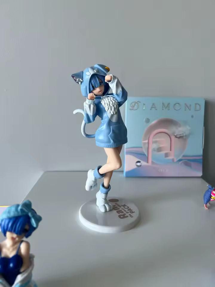 Mofumofu Pack Re:Zero Starting Life in Another World Anime Figure Model Statue PVC 7.8" [Boxed]