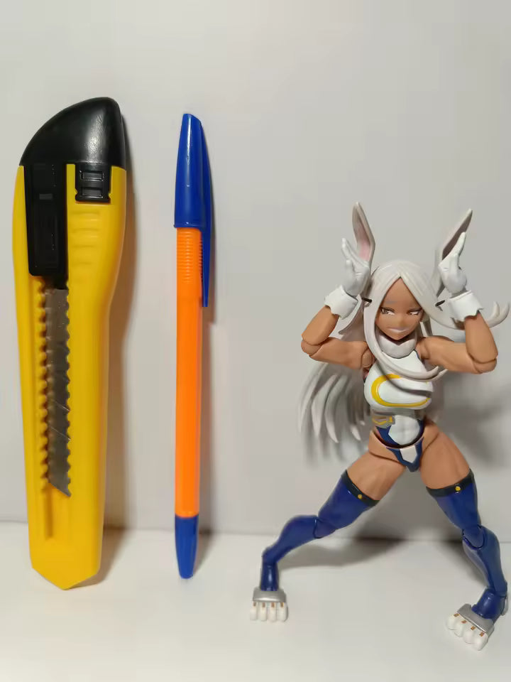 Mirko Bunny My Hero Academia Adjustable Anime Action Figure Model PVC 5.5" [Original]