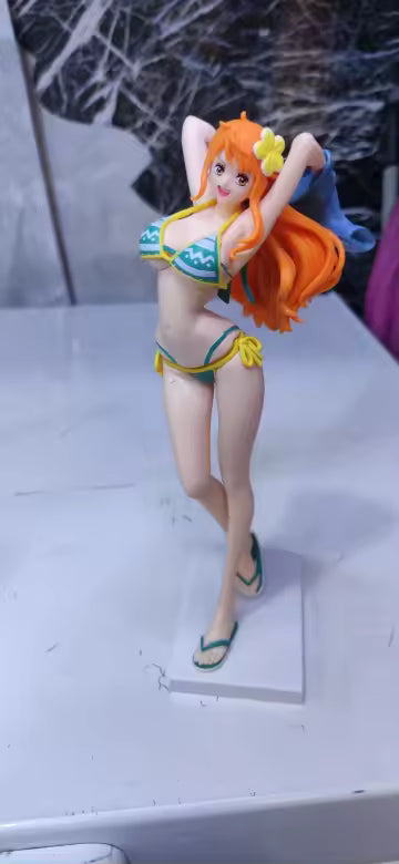 Nami Swimsuit One Piece Anime Figure Model Statue PVC 8" [No Box]