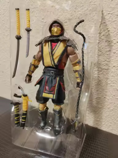 Scorpion and Sub-Zero Mortal Kombat Collectible Action Figure Models PVC 7" [Boxed]