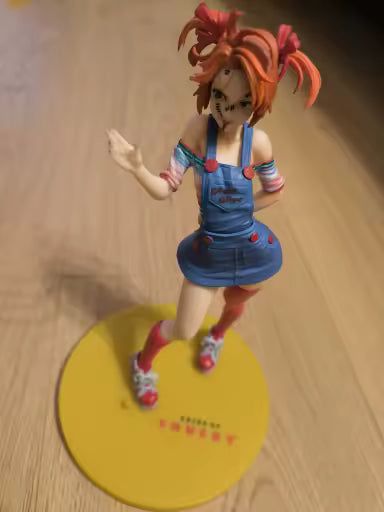 Female Chucky Collectible Scary Parody Horror Figure Model Statue PVC 7" [No Box]