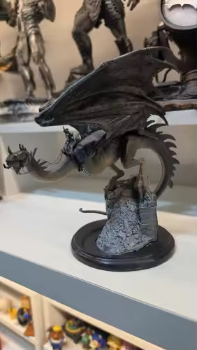 Witch-King Riding Fell Beast The Lord of the Rings Figure Model Statue PVC 6.2" [Boxed]
