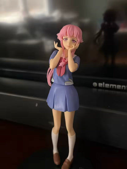 Yuno Gasai Creepy Stare Future Diary: Redial Anime Figure Model PVC 6.5" [Boxed]