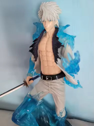 Toshiro Grand Crimson Lotus Ice Ring Bleach Iconic Anime Figure PVC 11" [Boxed]