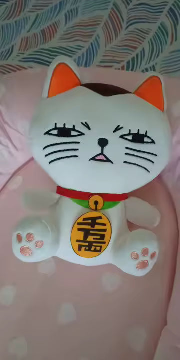 Turbo Granny Maneki Neko Dandadan Anime Collectible Mascot Cute Doll Plush 9"