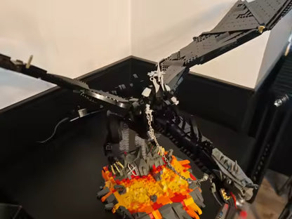 The Witch-King of Angmar The Lord of the Rings Movie Interlocking Building Blocks 2199 pc set PVC 24.5"[Boxed]