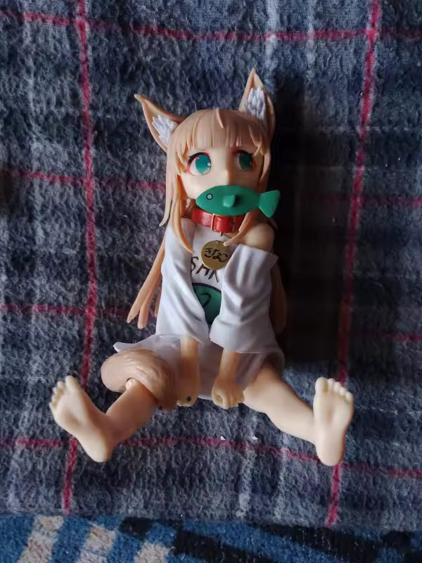 Kinako My Cat Is a Kawaii Girl Desktop Anime Figure Model Statue PVC 4" [No Box]