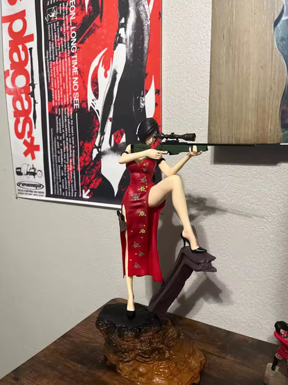 Ada Wong and Leon Scott Kennedy Resident Evil Collectible Figure Model Statue PVC [No Box]