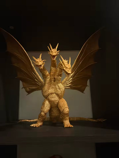 King Ghidorah Godzilla: King of the Monsters Movie Action Figure Model PVC 11.5" [No Box]