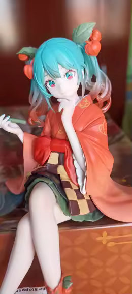 Hatsune Miku Flower Fairy Project DIVA Vocaloid Desktop Anime Figure PVC 4.5" [Boxed]