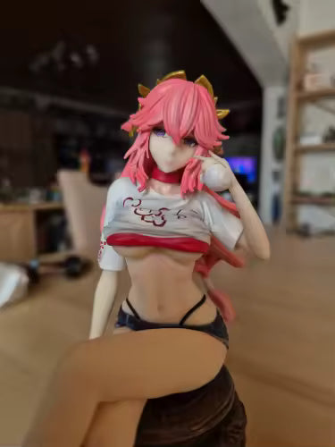 Yae Miko Summer Style Ver. Genshin Impact Anime Figure Model Statue PVC 9" [Adult Collectible]