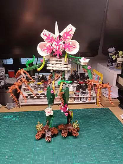 Orchid Demogorgon Stranger Things NEW Building Blocks 419 pcs set 13" [No Box]