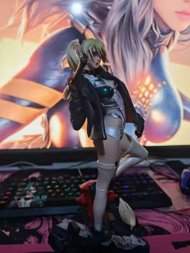 Harley Quinn DC Comics Neon Genesis Evangelion Crossover Anime Figure PVC 13" [No Box]