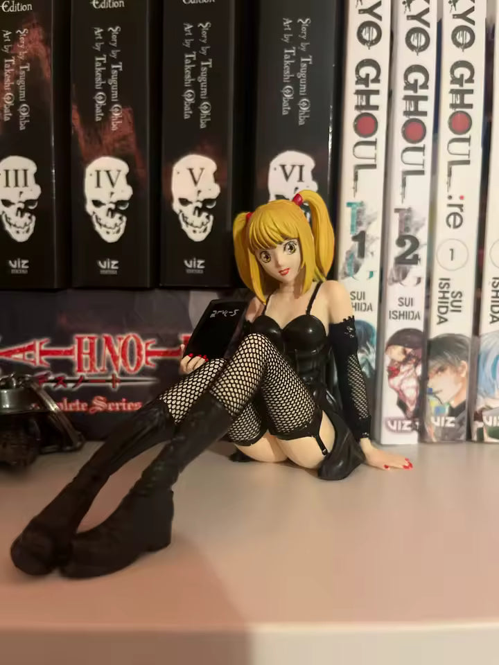 Misa Amane Sitting Death Note Anime Figure Model Statue PVC 6" [Boxed]