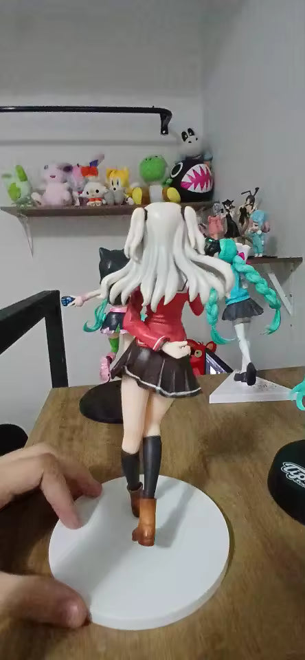 Nao Tomori School Uniform Charlotte Anime Figure Model Statue PVC 7.6" [Boxed]