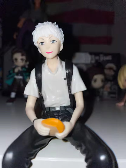 Tsujinaka & Hikaru Sitting The Summer Hikaru Died Desktop Anime Figure Model PVC 5" [Boxed]