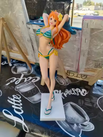 Nami Swimsuit One Piece Anime Figure Model Statue PVC 8" [No Box]
