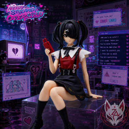 NEEDY STREAMER OVERLOAD: Ame-chan Chokonose Ver. Non-Scale Noodle Stopper Figure