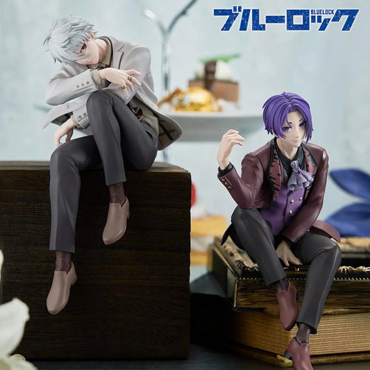 Seishiro Nagi & Reo Mikage Sweets Flavor Blue Lock Anime Figure Model Statue PVC 4" [Boxed]