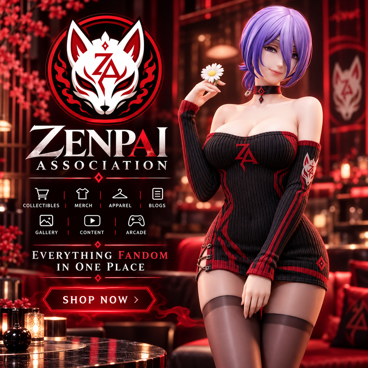 Chainsaw Man: Reze Off-Shoulder Knit Dress Ver. 1/6 Scale Figure