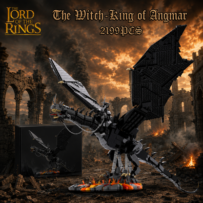 The Witch-King of Angmar The Lord of the Rings Movie Interlocking Building Blocks 2199 pc set PVC 24.5"[Boxed]