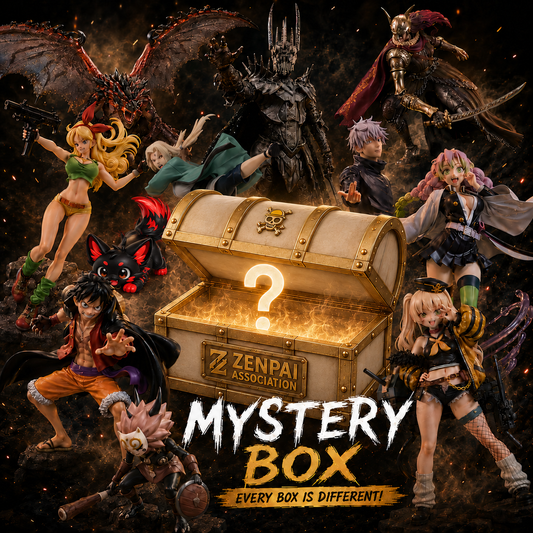 Mystery Gift Box Collectible Anime Figure Model Statue PVC 4 - 8" [Boxed]