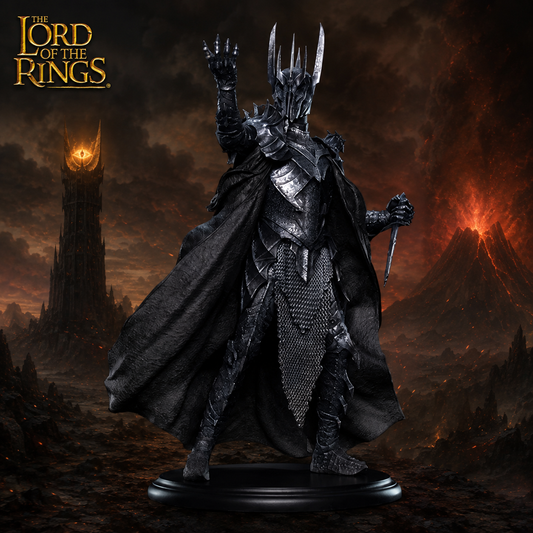 Sauron The Necromancer The Lord of the Rings Figure Model Statue PVC 7.6" [Boxed]