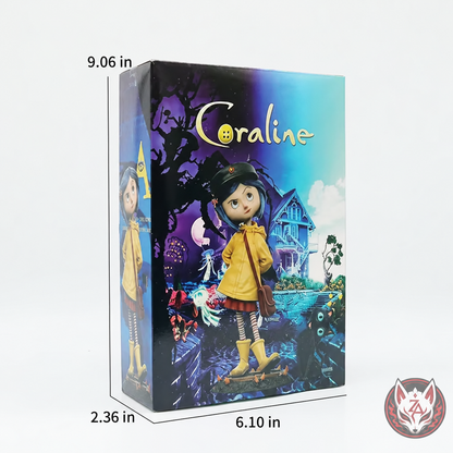 Coraline: Coraline Jones, The Cat & Coraline Doll Non-Scale Figure Set