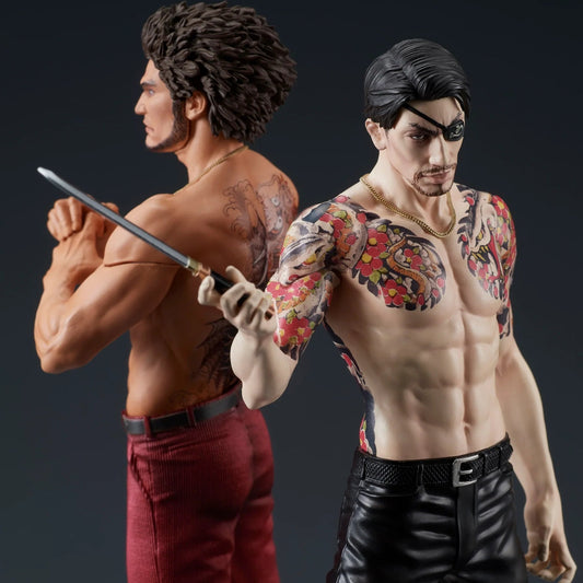 Joryu Kazuma, Goro Majima, Ichiban Kasuga - Yakuza: Like a Dragon Figure Model Statue PVC 6.6" [Boxed]