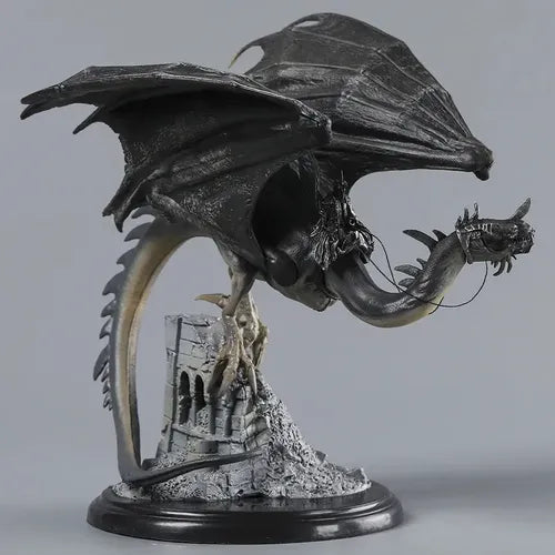 Witch-King Riding Fell Beast The Lord of the Rings Figure Model Statue PVC 6.2" [Boxed]