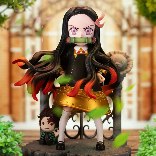 Demon Slayer x Spy x Family: Nezuko Kamado Anya Cosplay Ver. 1/12 Scale Figure