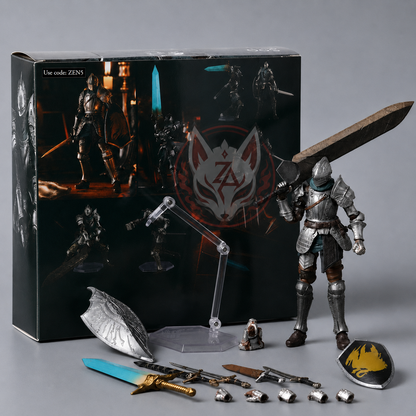 Demon's Souls: Fluted Armor Knight Adjustable 1/12 Scale Figure