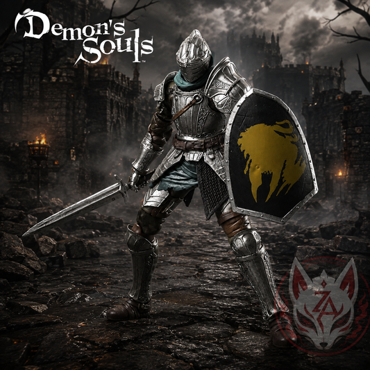 Demon's Souls: Fluted Armor Knight Adjustable 1/12 Scale Figure