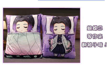 Demon Slayer Anime Corps Napping Hashiras Throw Pillow Cushion 14 x 10.6”