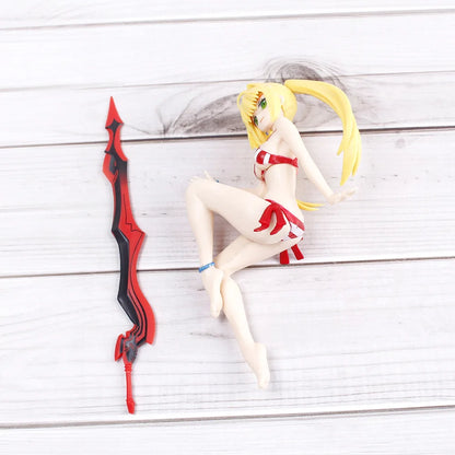 Nero Claudius, Asuna Yuuki, and Lala Satalin Deviluke Splash Girls Anime Desktop Figure Model PVC 5" [No Box]