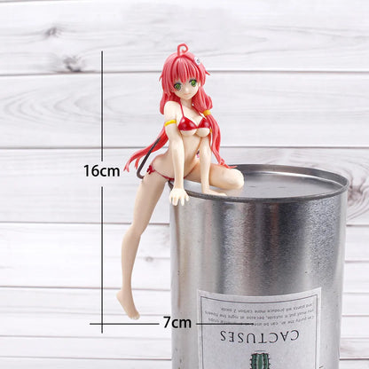 Nero Claudius, Asuna Yuuki, and Lala Satalin Deviluke Splash Girls Anime Desktop Figure Model PVC 5" [No Box]