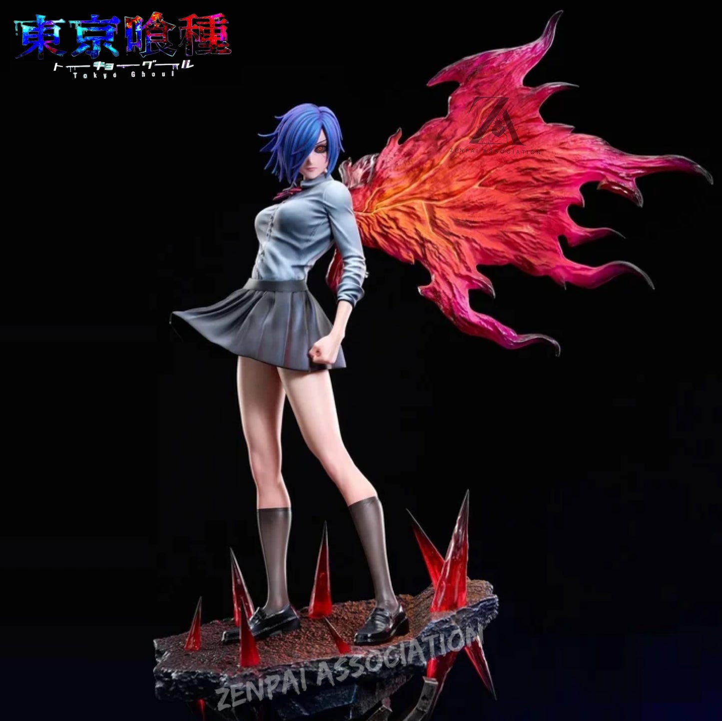 Touka Kirishima Kagune Ukaku Tokyo Ghoul Anime Figure Model Statue PVC 14" [Boxed]