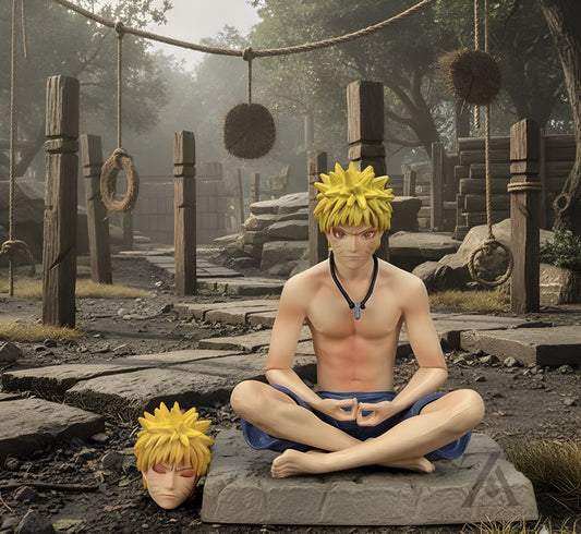 Naruto Uzumaki Sage Mode Training Naruto Anime Collectible Action Figure PVC 5" [Boxed]