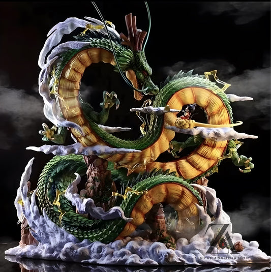 Kid Goku & Shenron Dragon Ball Z Collectible Display-Ready Figure PVC 8" [Boxed]