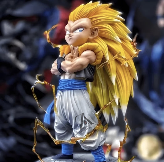 Gotenks Super Saiyan 3 Dragon Ball Z Anime Collectible Figure  PVC 6.6" [No Box]