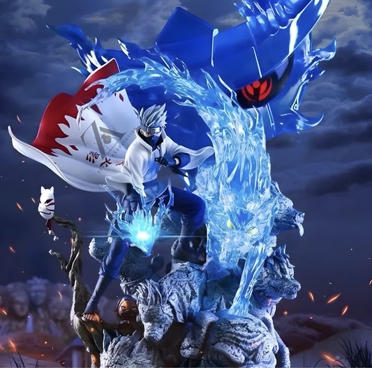 Kakashi Hokage Susanoo Naruto Anime Collectible Action Figure PVC 8" [No Box]