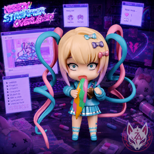 NEEDY STREAMER OVERLOAD: OMGkawaiiAngel Adjustable Chibi Ver. Non-Scale Figure