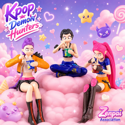 KPop Demon Hunters — HUNTR/X Noodle Break Ver. 3-Piece Set Non-Scale